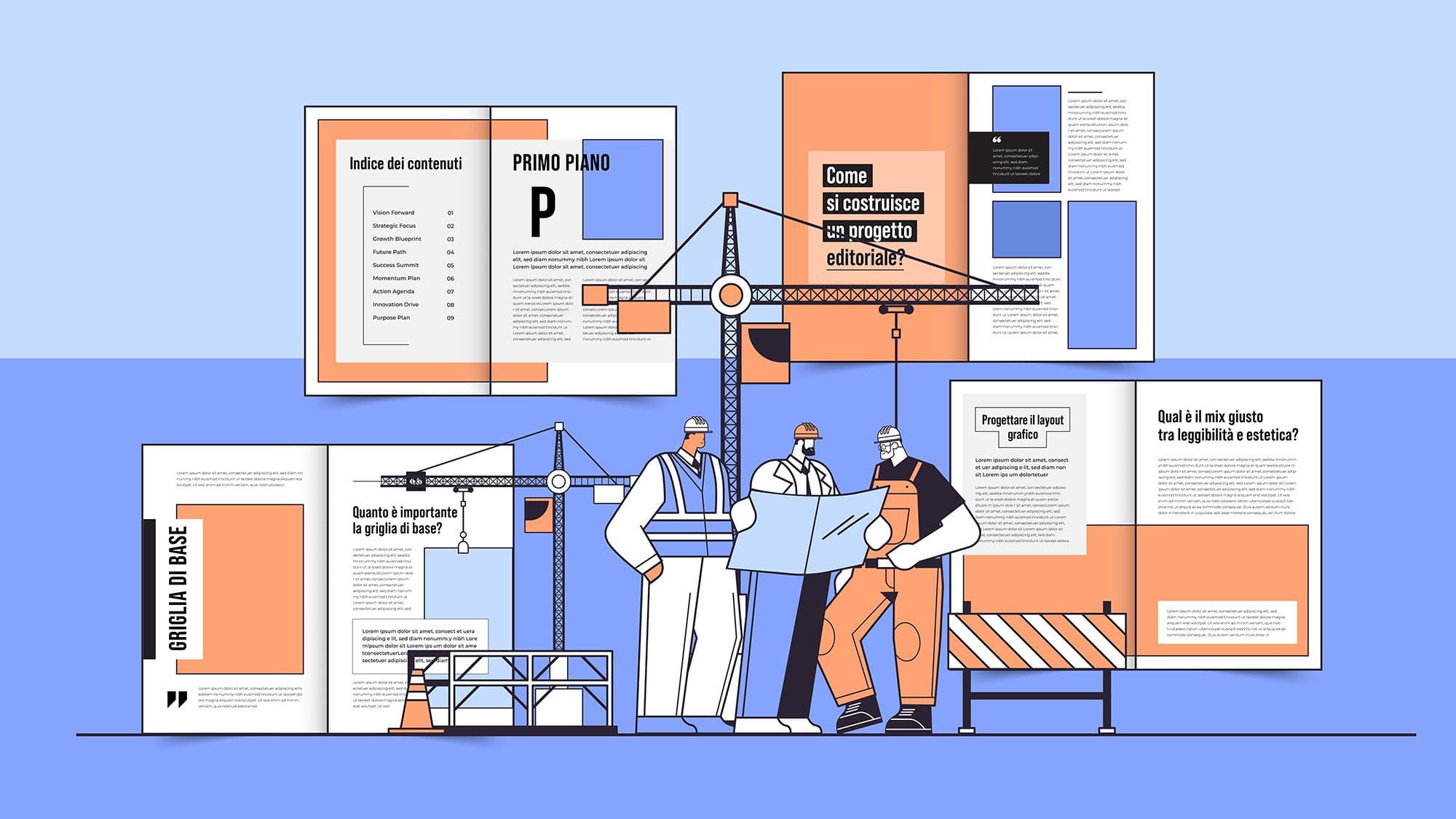 Magazine graphics: how to build an editorial project that is readable, recognizable, and coherent
