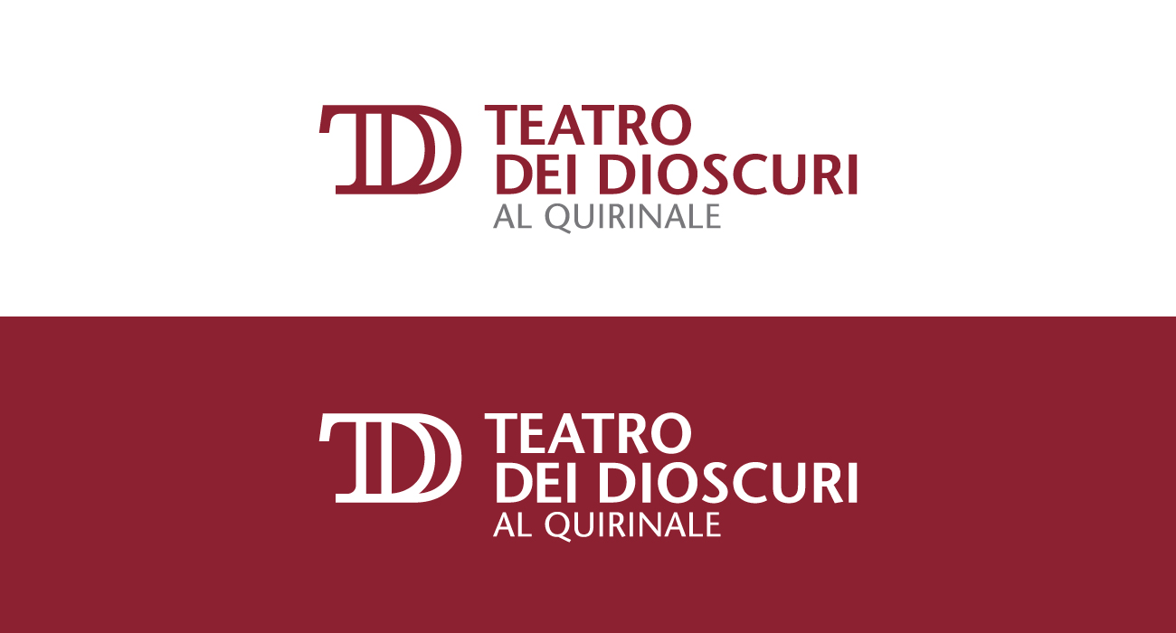 Logo del Teatro dei Dioscuri al Quirinale, spazio espositivo gestito da Luce Cinecittà