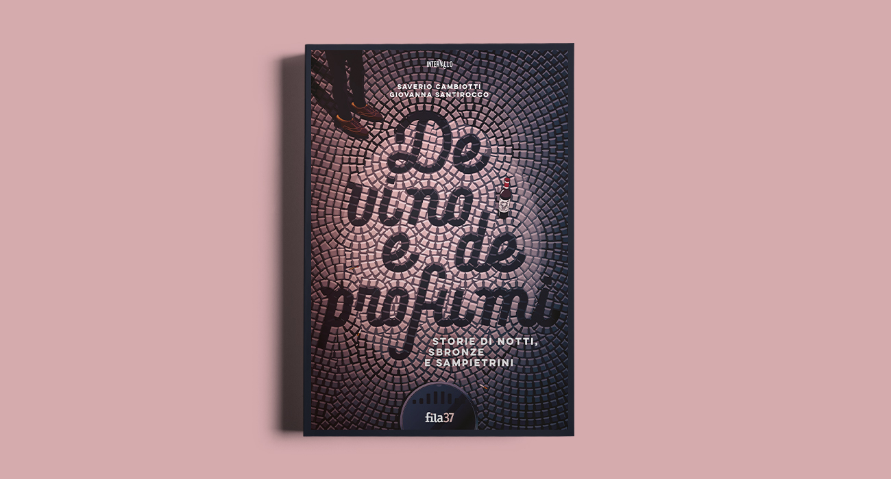 La copertina di De vino e de profumi, realizzata dallo studio di grafica Studio Polpo.